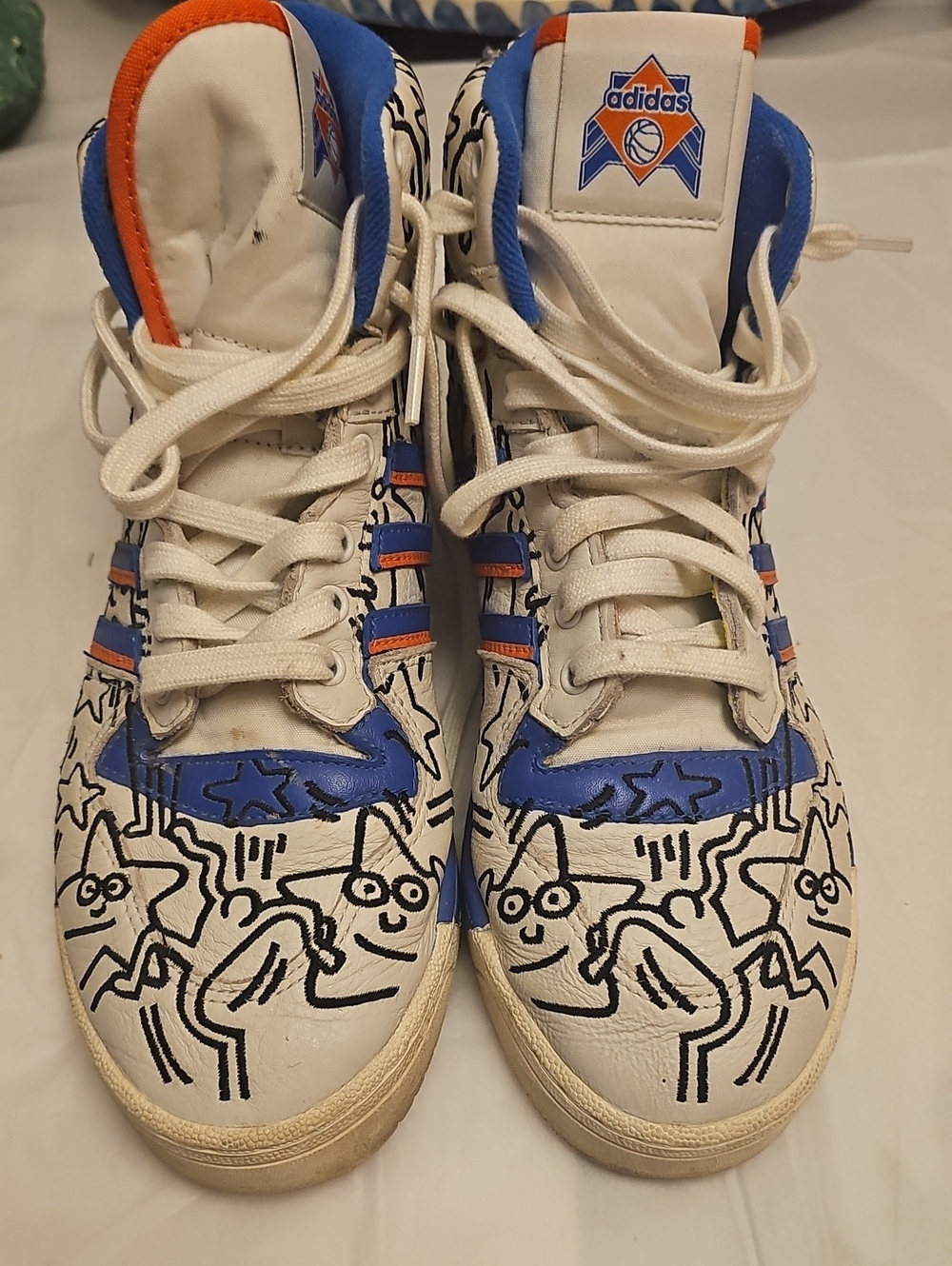 adidas Keith Haring x Rivalry High 'Pop Art' Sneakers US 7.5